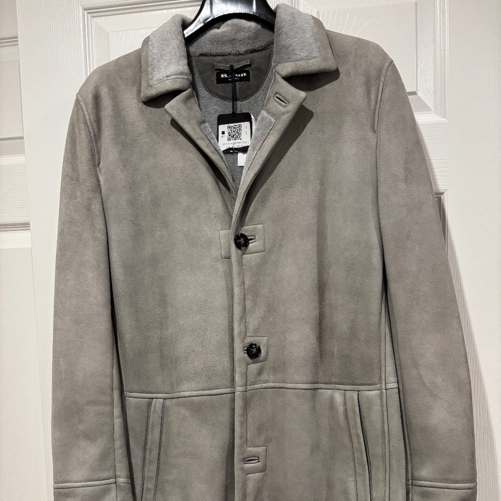 Kiton Shearling 3/4 Jacket - size 50